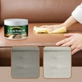 thumbnail image 1 of Leather Cleaner Conditioner for Furniture Car Interiors Shoes Bags | Multi-Surface Protection Moisturizing Enhances Shine Restores Faded Leather | Includes Sponge Towel Set, 1 of 3