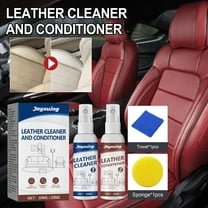 Leather Cleaner, Leather Conditioner, Leather Care Liquid, Leather Sofa Cleaner, Leather Set Maintenance Liquid for Couch, Car Seat, Leather Shoes, Boots, Leather Bags, Leather Jacket