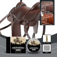thumbnail image 1 of Leather Cleaner and Conditioner Kit- Saddle Soap for Leather with Brush for Boots, Saddles, Bags & Accessories, 3.5oz (2PC), 1 of 10