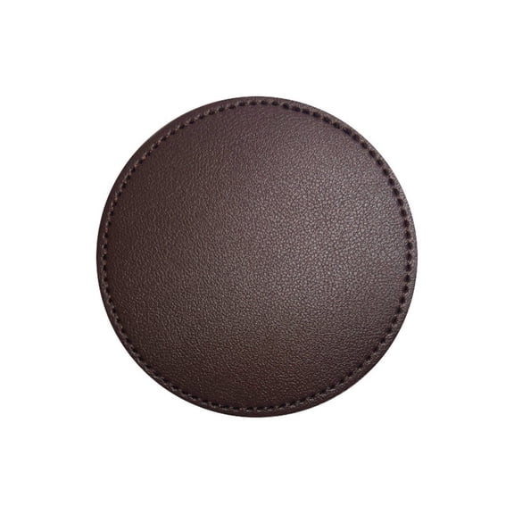 Leather Coasters For Home Decor, Round Cup Pads, Tea And Water Cups, Coffee Mats, Dish Drying