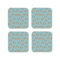 thumbnail image 1 of Leather Coasters with Heat-resistant for Drinks, A_football Cup Coasters Cup Pad Mat for Tabletop Protection, Coffee Table, Office Desk and Housewarming Gift, 1 of 5
