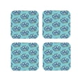 thumbnail image 1 of Leather Coasters with Heat-resistant for Drinks, Best Dad Ever Cup Coasters Cup Pad Mat for Tabletop Protection, Coffee Table, Office Desk and Housewarming Gift, 1 of 5