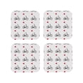 thumbnail image 1 of Leather Coasters with Heat-resistant for Drinks, Bike Pattern heart Cup Coasters Cup Pad Mat for Tabletop Protection, Coffee Table, Office Desk and Housewarming Gift, 1 of 5