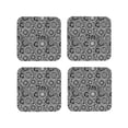 thumbnail image 1 of Leather Coasters with Heat-resistant for Drinks, Bike gear Pattern Cup Coasters Cup Pad Mat for Tabletop Protection, Coffee Table, Office Desk and Housewarming Gift, 1 of 5