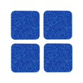 thumbnail image 1 of Leather Coasters with Heat-resistant for Drinks, Blue Circles Mosaic Cup Coasters Cup Pad Mat for Tabletop Protection, Coffee Table, Office Desk and Housewarming Gift, 1 of 5