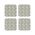 thumbnail image 1 of Leather Coasters with Heat-resistant for Drinks, Paisley Pattern No.90109 Cup Coasters Cup Pad Mat for Tabletop Protection, Coffee Table, Office Desk and Housewarming Gift, 1 of 5