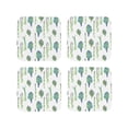 thumbnail image 1 of Leather Coasters with Heat-resistant for Drinks, hilarious Asparagus pattern Cup Coasters Cup Pad Mat for Tabletop Protection, Coffee Table, Office Desk and Housewarming Gift, 1 of 5