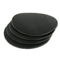 thumbnail image 1 of Leather Coasters, Horween Dublin, Circle, Black (4pc set), 1 of 4