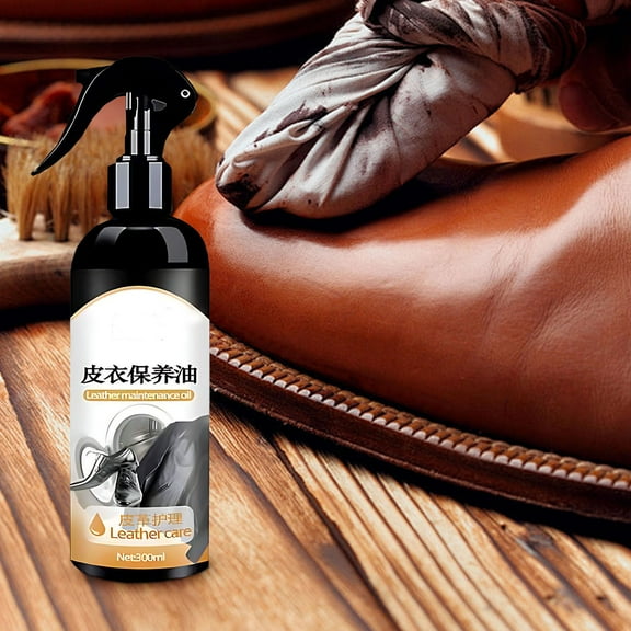 Leather Coat Maintenance Oil, Sofa Cleaner, Decontamination Care, Stain Removal, Protective Formula, Easy Application, Versatile for Leather Items