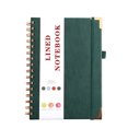 thumbnail image 1 of Leather Coil Horizontal Line Book A5 Loose-Leaf Notebook Student Thickened Notepad, 1 of 6