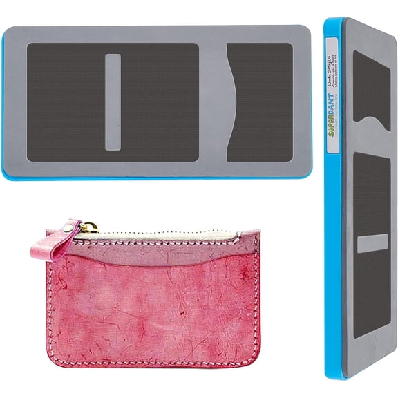 Leather Coin Purse with Card Holder Cutting Dies Vintage Leather Slim Card Case Holder Die Cuts Wallet Purse Die Cutter DIY Machine Organizer for Men & Women