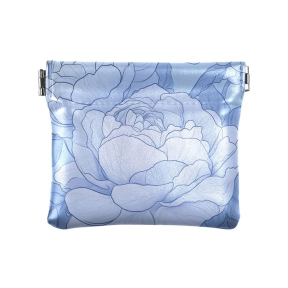 Leather Coin Wallet 4.33x3.74 Inch Portable Coin Wallet Coin Wallet Paper Wallet Card Wallet Storage Wallet Stylish and Sophisticated Super Beautiful Roses