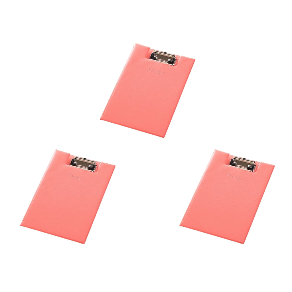 Foldable Clipboard with Clear Internal Pocket for Office Meeting and Conference