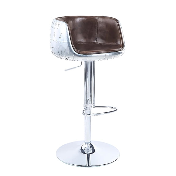 Leather Construction - Adjustable Height and Swivel - Dining Table - User - friendly Seating Option