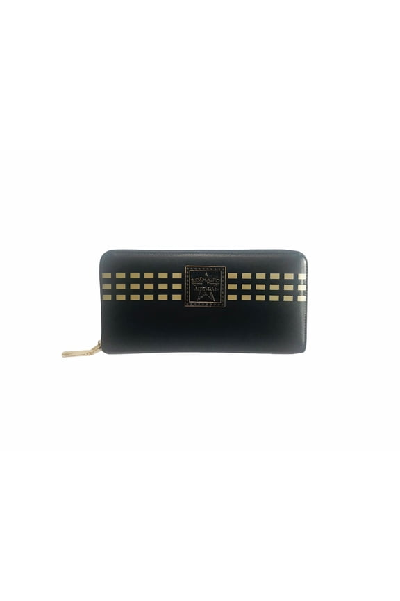 Leather Zip Travel Wallet Women