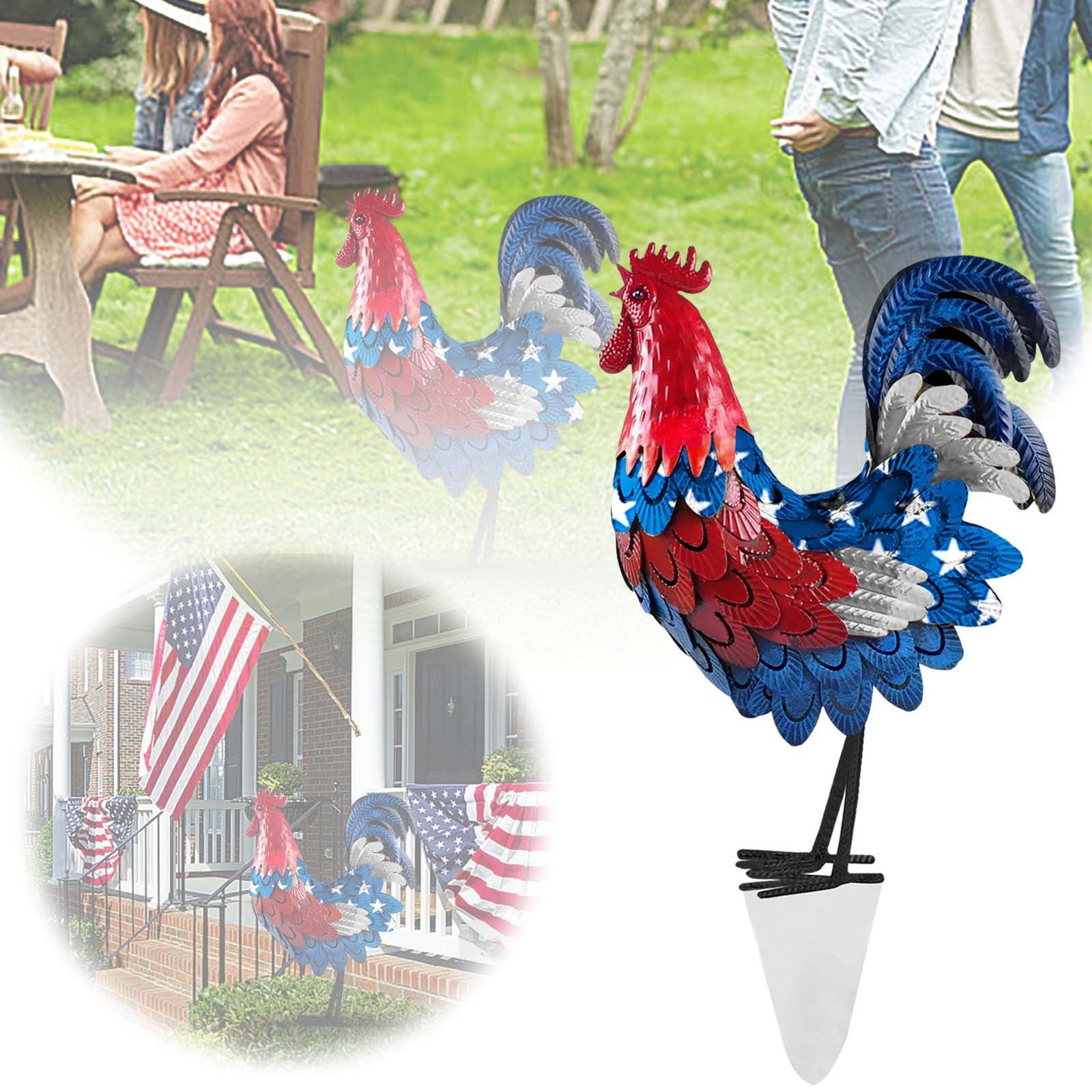 Leather Coral Outdoor Rain Gauge for Fence Numbers Sign Stake Wind Vane