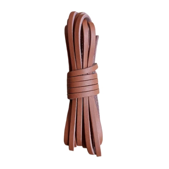 Leather Cord 3mm 10.93yard Flat LeatherString Braiding String for Shoe Lace Necklaces Jewelry Making Handmade Craft