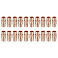 thumbnail image 1 of Leather Cord End Clasp, 20Pcs 5mm Hole Leather Clasps for Jewelry Making, Rose Gold, 1 of 6
