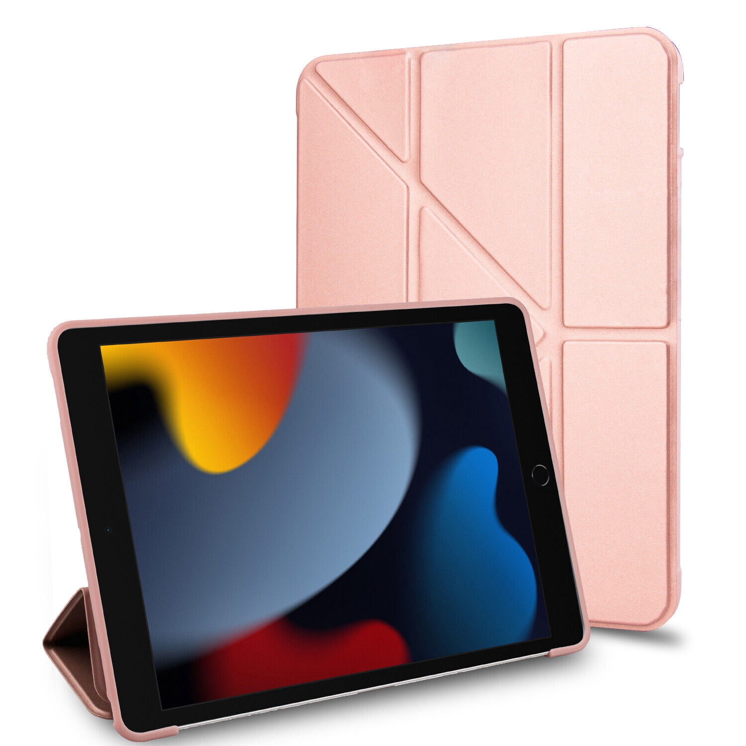 Leather Cover Rotating Stand Smart Case for Apple iPad 9th 8th 7th ...