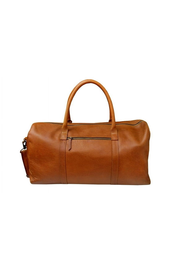 Leather Cow Hide Carry-On Duffle Duffel Weekend Gym Luggage Travel Bag 1831AF