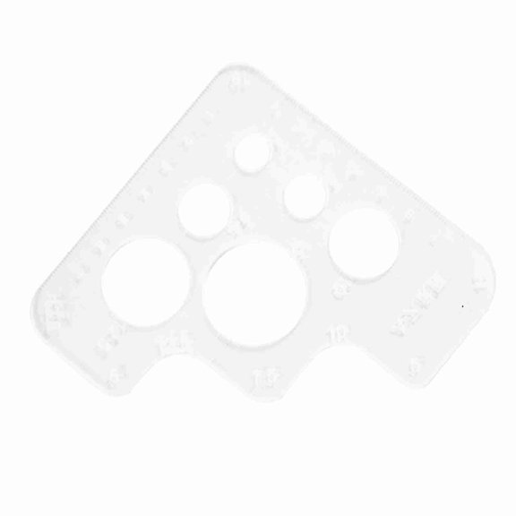 Leather Craft DIY Tool Leather Acrylic Template for Quilting, Leather Positioning Tool, Leathercraft Tools, Round Corner