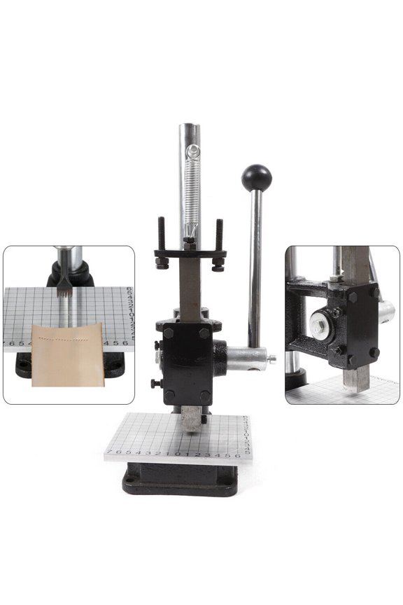 Leather Craft Imprinting Machine DIY Logo Embossing Press Stamp Punching Tool