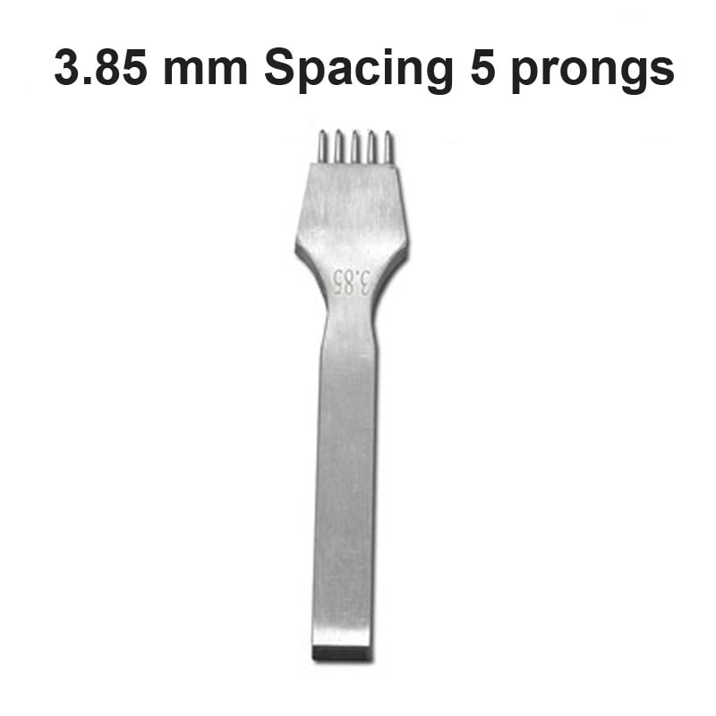 Leather Craft Punch Tool Pricking Irons Round Hole Chisels Professional