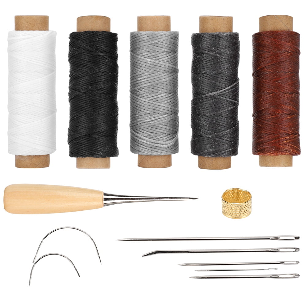 Leather Craft Tools Kit Practical Hand Sewing Stitching Punch Carving ...