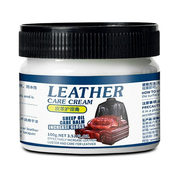 Leather Cream Shoe Polish Black Lanolin Care Cream Bright Moisturizing Maintenance Leather Sofa Leather Shoe Polish