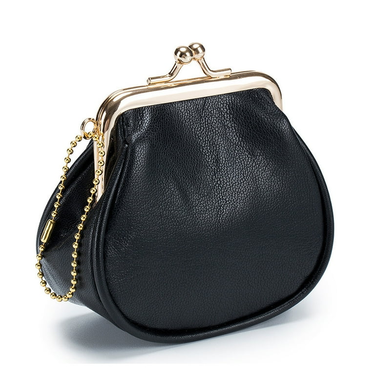 Leather Creative handmade bag Mini Storage coin coin purse Walmart