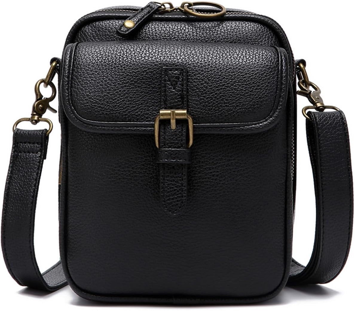Leather Crossbody Bags for Women Anti-Theft Vegan Purse with Card Slots, Travel Shoulder Bag, Waterproof Crossbody Purse