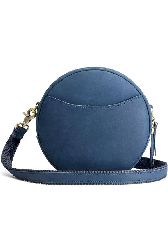 Leather Crossbody Bags for Women Trendy Circle Bag Designer Round Purses
