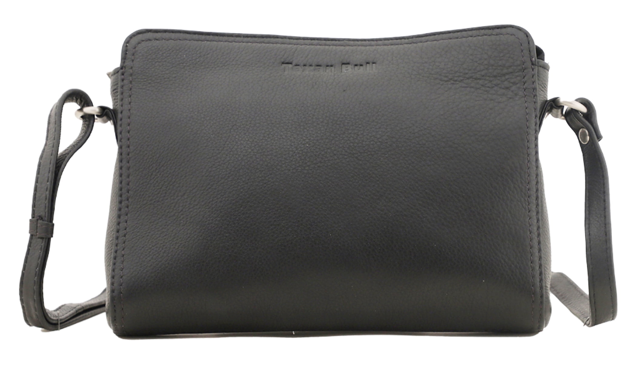 Leather Crossbody Purses For Women- Small Shoulder Handbag With Adjustable Strap