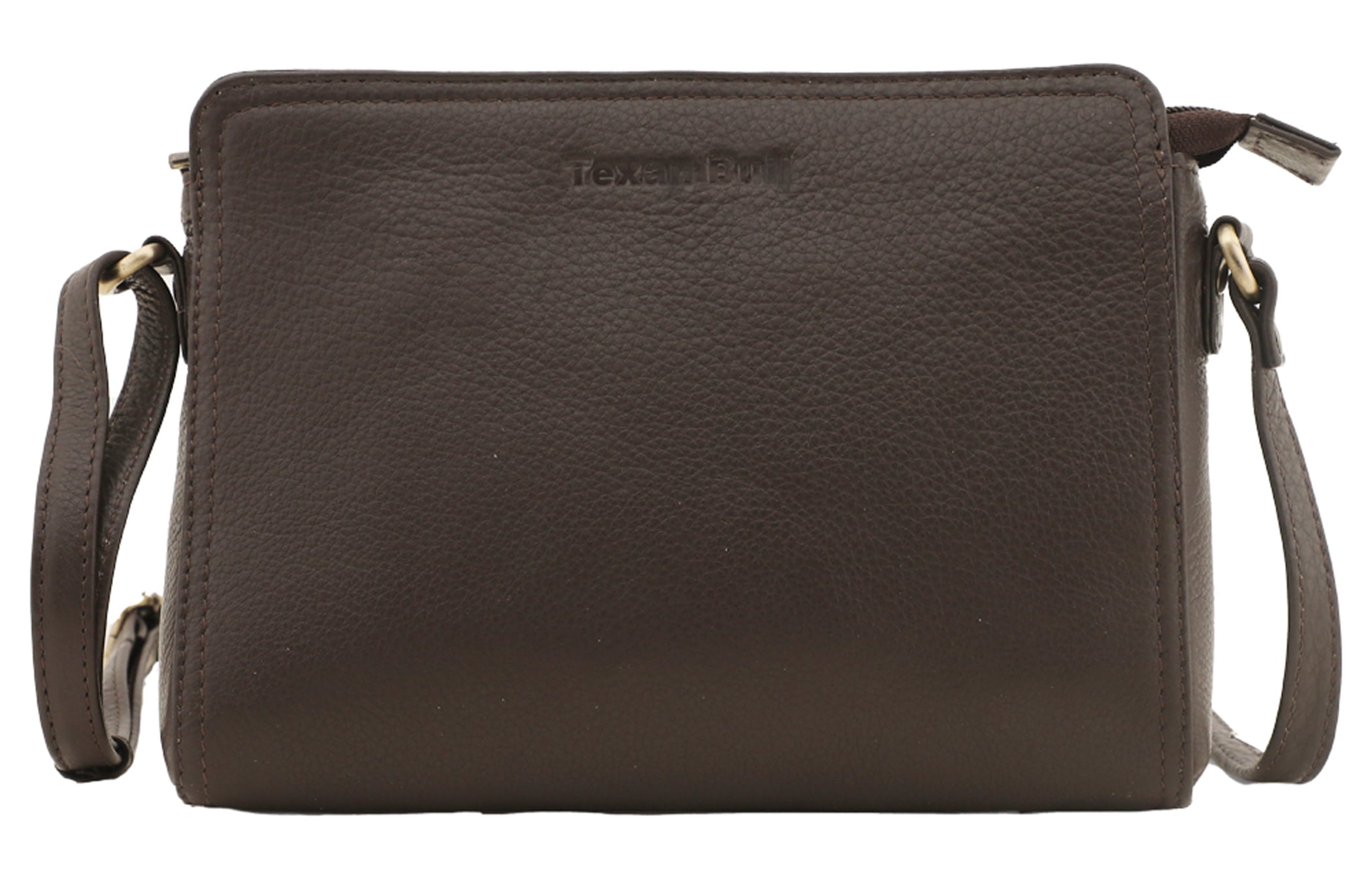 Leather Crossbody Purses For Women- Small Shoulder Handbag With Adjustable Strap