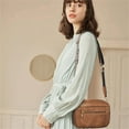 thumbnail image 1 of Leather Crossbody Shoulder Bag with Detachable Guitar Strap for Phone and Essentials, 1 of 3