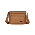 thumbnail image 1 of Leather Crossbody Shoulder Sarcina Black 24x19x8cm, Adjustable Strap Handbag, 1 of 6