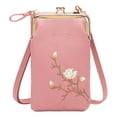 thumbnail image 1 of Leather Crossbody Wallet Purse for Women | Small Sling Bag with Adjustable Strap - Multiple Zippered Compartments, Card Slots, Compact Design | 18x11x5cm, 1 of 7