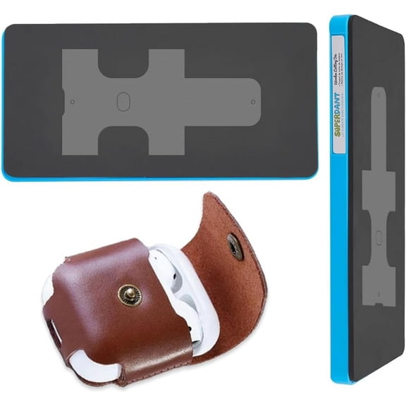 Leather Cutting Die Earphone Protective Case Holder Wooden Dies Cutting Machine Leather Die Cutter Crafts Machine for Man Woman Earphone Case Cover Keychain Making DIY Craft GiftMixed Color