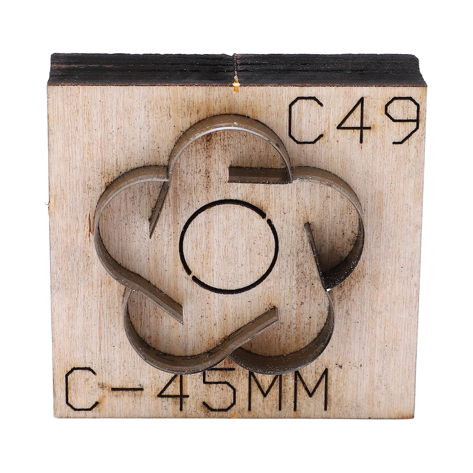 Leather Strip Mold Wood Template - Wooden Punching Die For Keychains, Belts & Leather Craft DIY