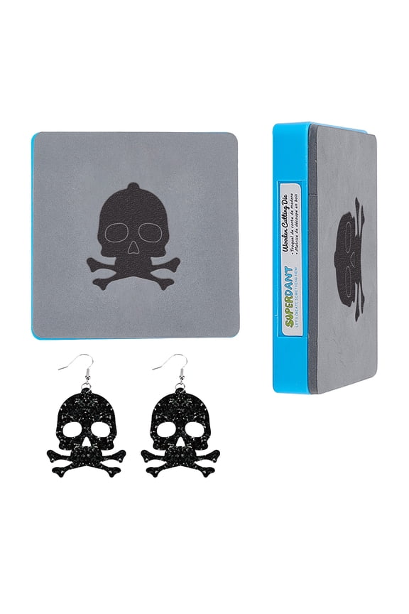 Leather Cutting Dies Earring Wooden Die Cutting Scrapbooking Decoration DIY Craft Die Cut Leather Cutting Dies Machine for Jewelry Keychain Gifts