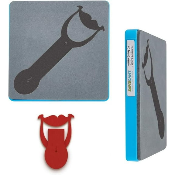 Leather Cutting Dies Headphone Cable Leather Collector Die Cutter Wire Strapping Phone Charging Wire Leather Tool Wood Die Cuts for Earphone Storage Organizer Leather Crafts Lip Shape for DIY