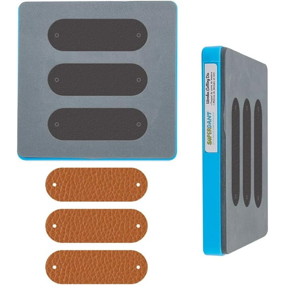 Leather Cutting Dies Leather Tags for Crochet Die Cutter Tag for Handmade Items Die Cuts Labels Die Cuts Machine Faux Leather Dies for DIY Jeans Bags Shoes Hat Crafts