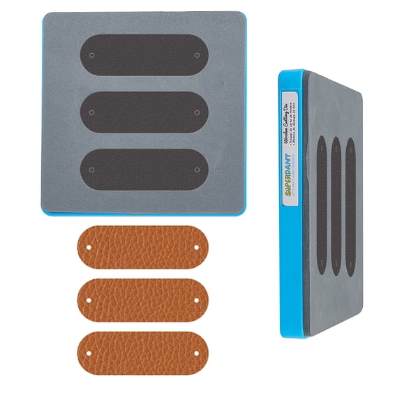 Leather Cutting Dies Leather Tags for Crochet Die Cutter Tag for Handmade Items Die Cuts Labels Die Cuts Machine Leather Dies for DIY Jeans Bags Shoes Hat Crafts