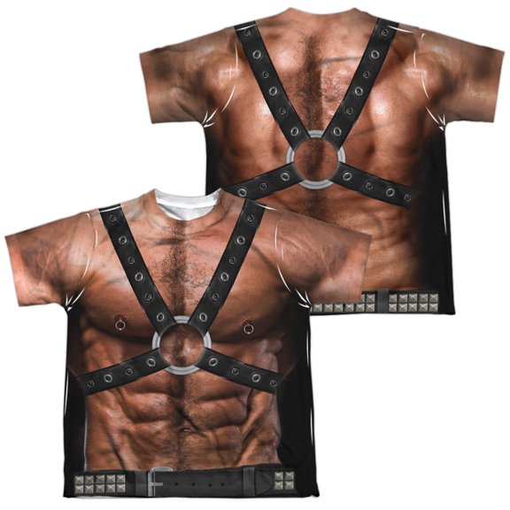 Leather Daddy (Front - Back Print) - Youth Short Sleeve Shirt - X-Large