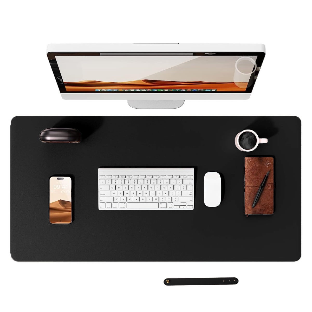 Leather Desk Mat, Desktop mat, Waterproof Mat for Desktop, Keyboard and ...