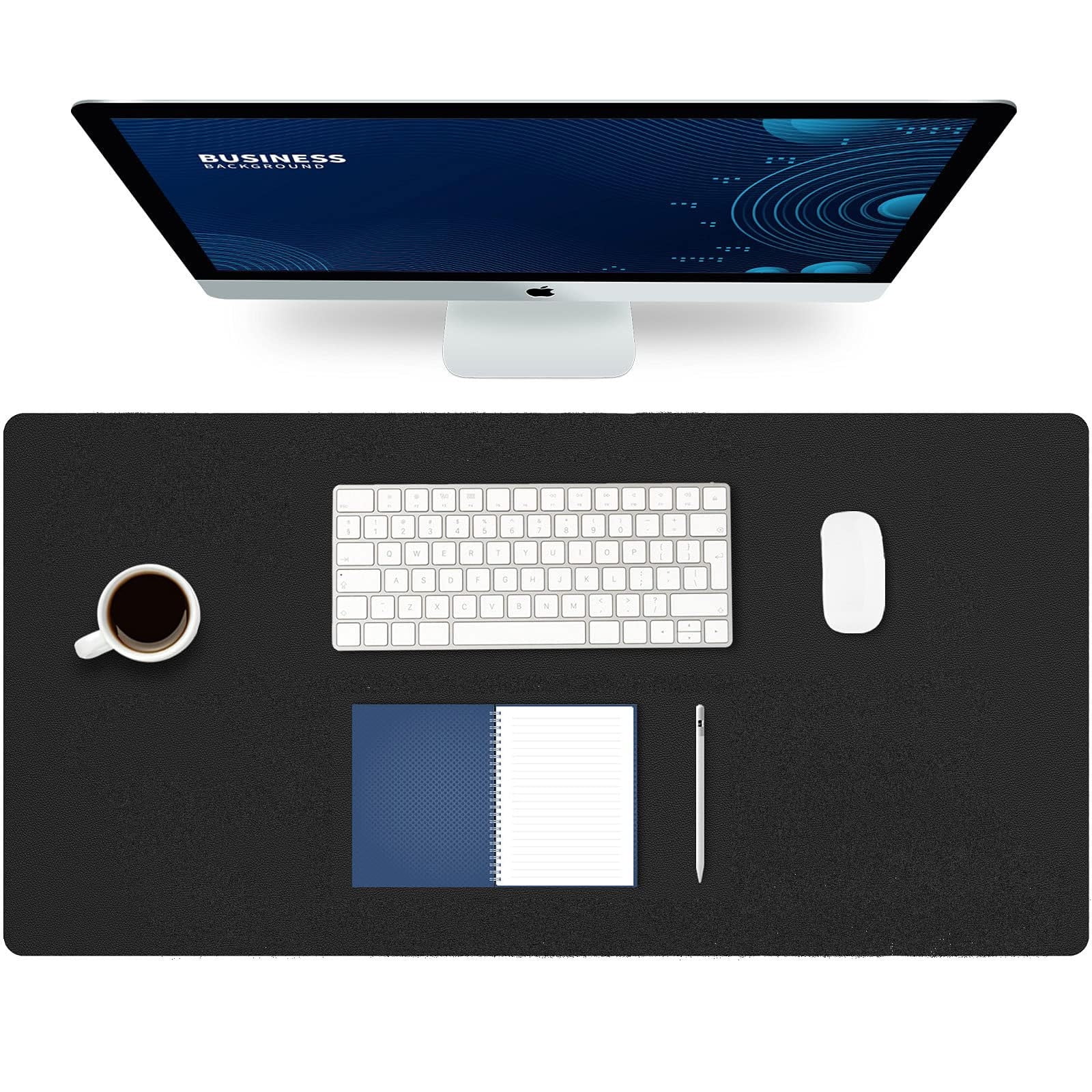 Leather Desk Matt For Desktop Desk Mat On Top Of Desks Large Pad For ...