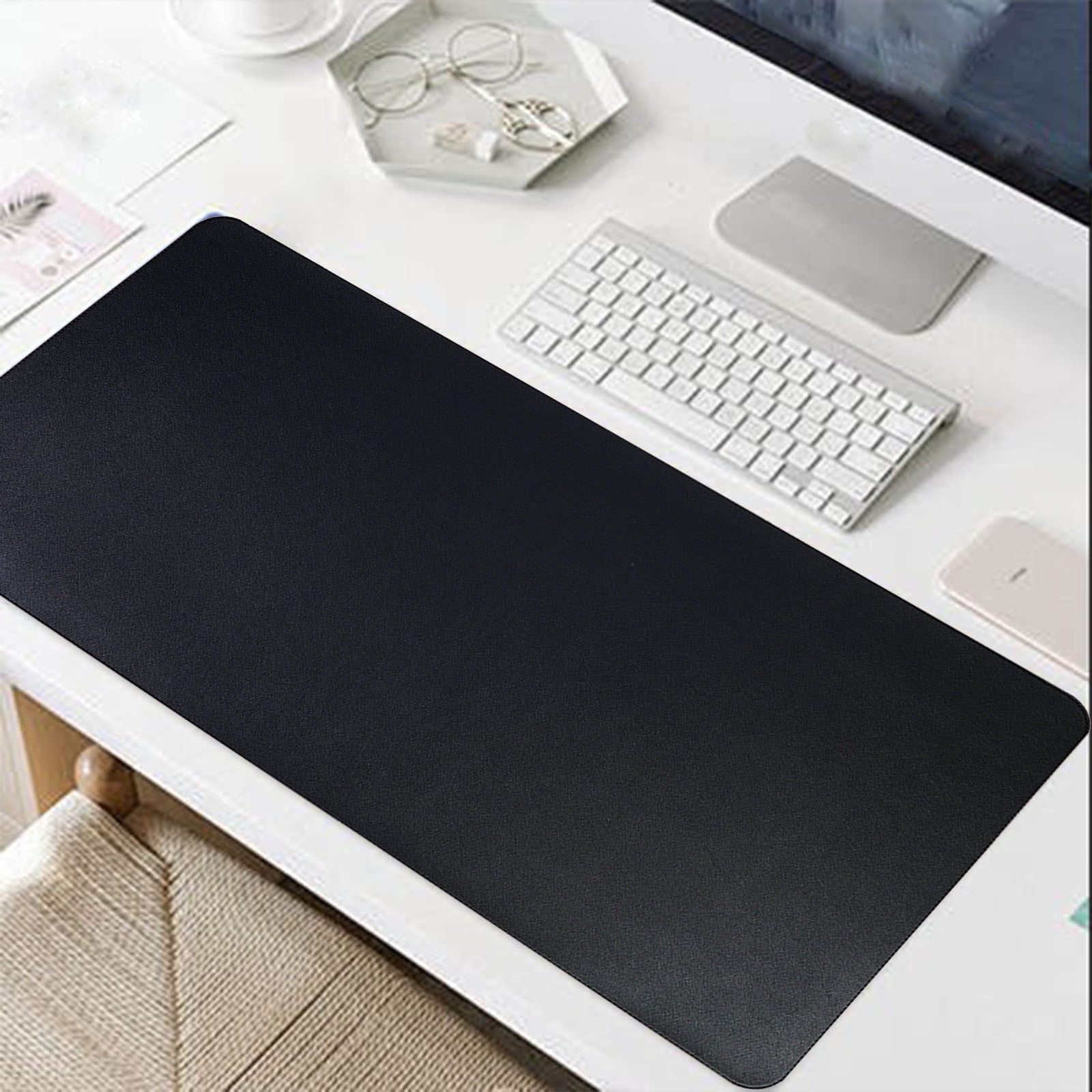 Customizable Computer Pad Leather Desk Pad Cork Bottom Mouse Pad Nonslip Soft Large 30x60 cm ...