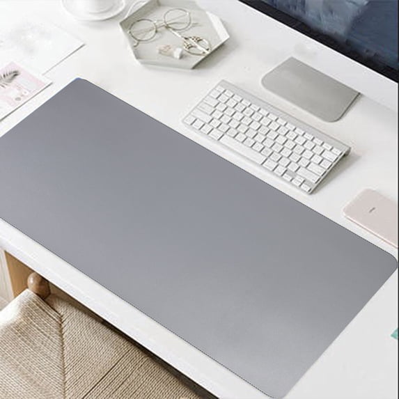 Leather Desk Pad, Non-Slip Office Mouse Pad with Cork Bottom, Soft and Comfortable Writing Pad for Desk, Dining Table, Kitchen, Suitable for Students, Office Workers