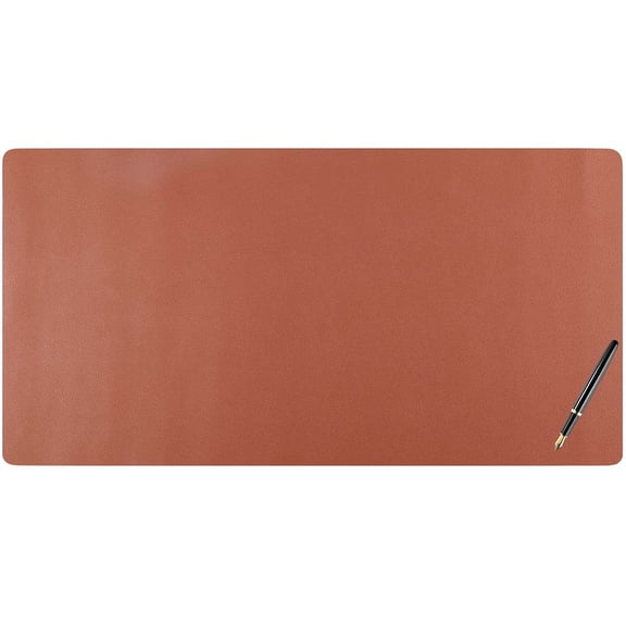 Leather Desk Pad Protector Large Mouse Pad Non-Slip Laptop Desk Blotter Waterproof Writing Mat PU Leather Rectangle Table Top Cover