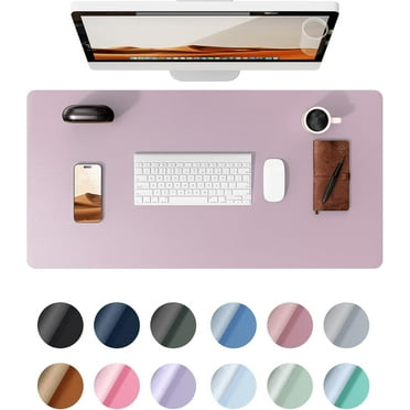 Leather Desk Pad Protector, Office Desk Mat, Large Mouse Pad, Non-Slip PU Leather Desk Blotter, Laptop Desk Pad, Waterproof Desk Writing Pad for Office and Home ( 23.6" x 13.8")